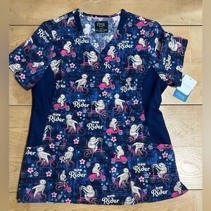 Cherokee Women's Flow Rider Tee - Navy and Pink